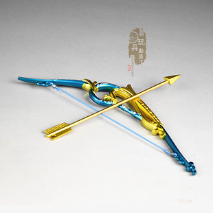 1/6微缩兵器 弯弓绝弦弓箭西风猎12寸兵人玩具武器模型收藏摆件