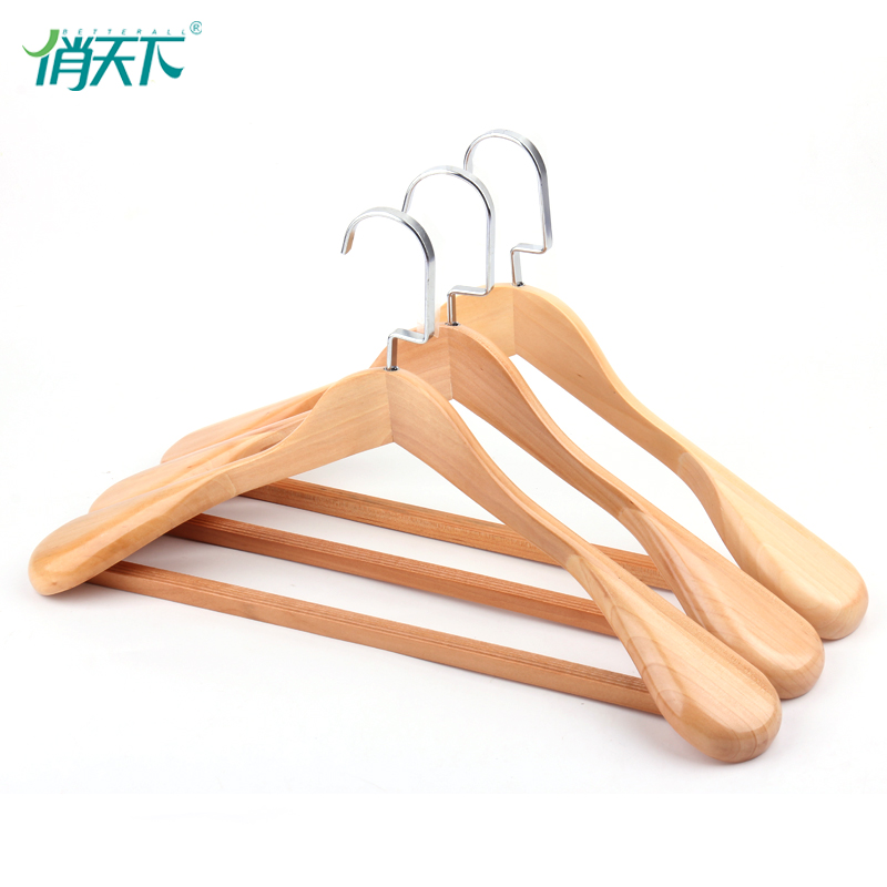 俏天下实木西装衣架木头木制服装店专用衣服架衣撑子衣服挂家用在类目 收纳整理, 衣物洗/晒/护理用具, 木质衣架中 - 来自Buy2taobao.com提供专业的淘宝代购服务