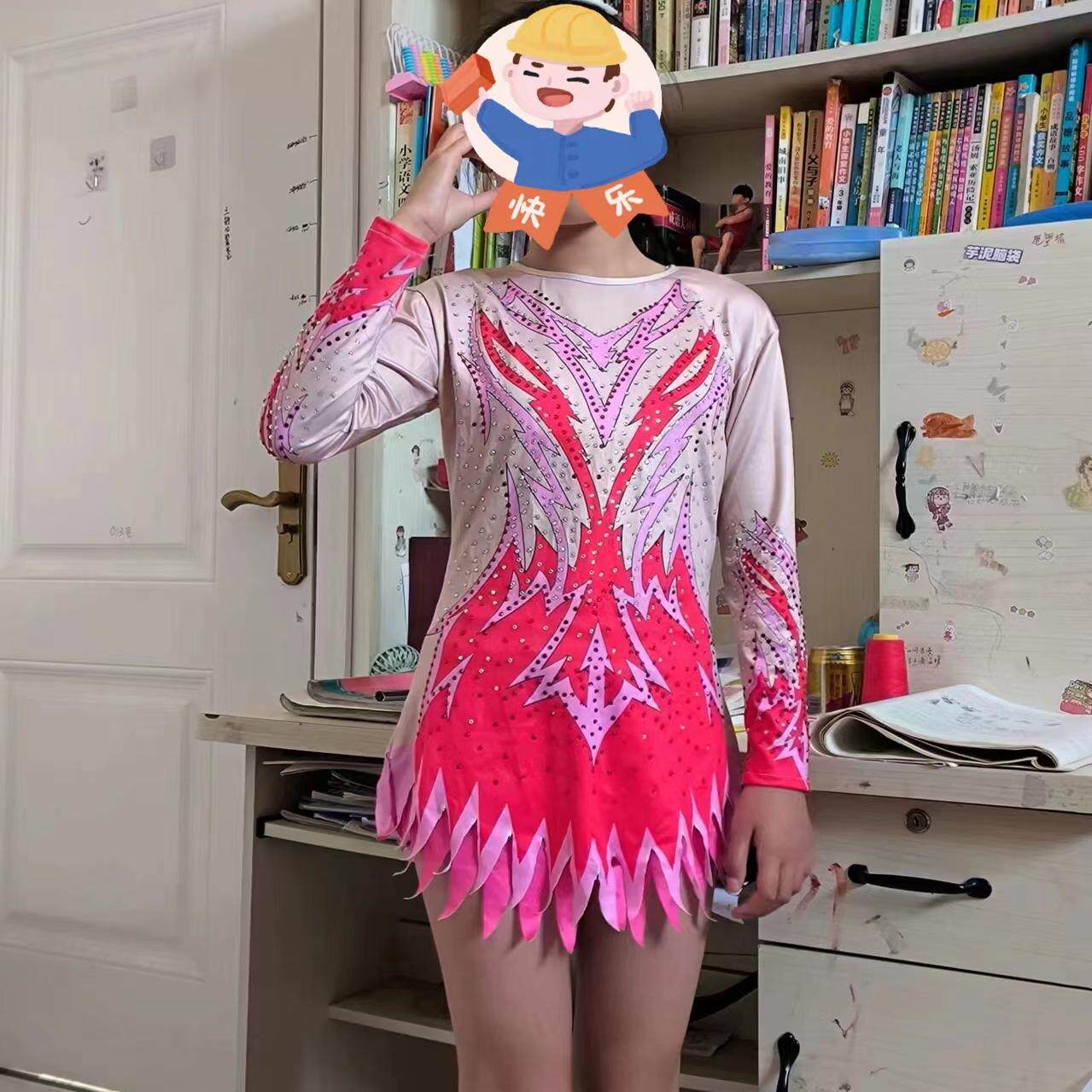 啦啦队服装女儿童演出服啦啦操舞蹈竞技比赛服运动会健美操表演服