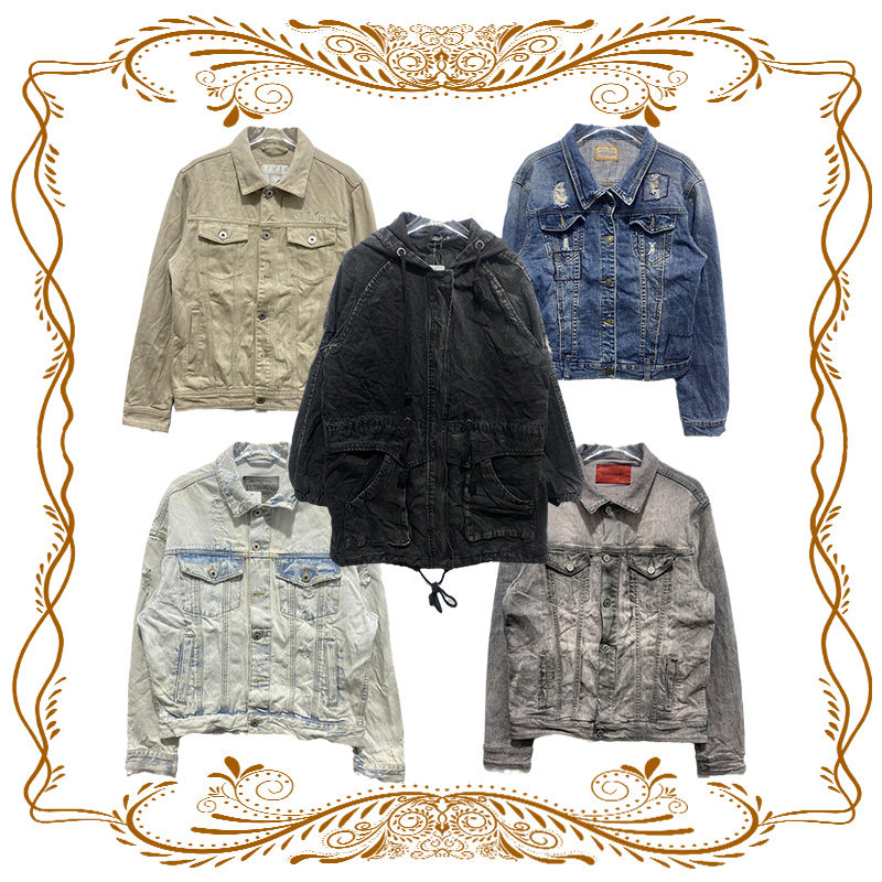 vintage古着清仓外套美式风格阿美咔叽水洗做旧男女牛仔夹克外套,女装/女士精品,短外套,淘宝优惠券,粉丝福利购,淘宝优惠卷