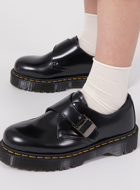 先锋之翼Fenimore低帮增高搭扣马丁鞋y2k亚比Bex厚底小皮鞋单鞋女
