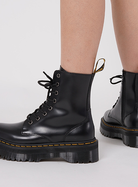 先锋之翼 Jadon亚比风靴子1460 quad增高松糕厚底拉链8孔马丁靴女