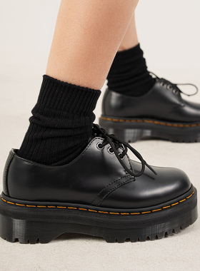 先锋之翼1461quad亚比朋克厚底鞋delias增高大头小皮鞋马丁单鞋女