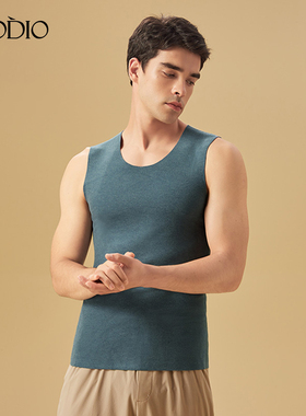 歌帝专柜同款 爱豆绒德绒 无痕圆领男背心 薄款 GDB3137/GDB3138