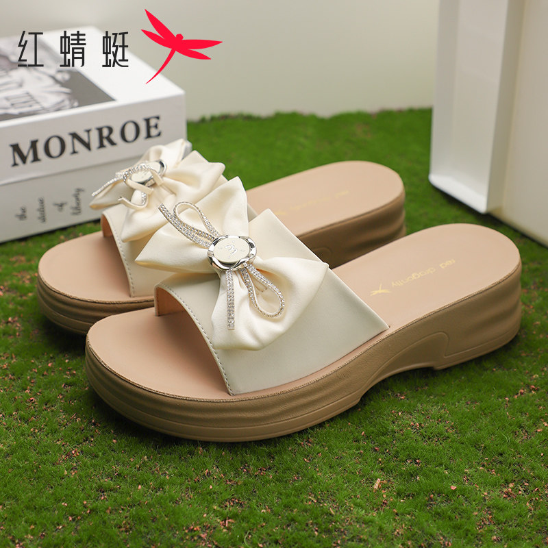 红蜻蜓一字拖家居凉拖鞋