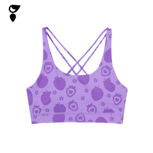 HARDSHIP｜草莓影 训练健身中强度可拆卸胸垫女外穿运动吊带背心