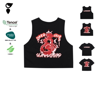 运动上衣 超轻透气天丝女款 HARDSHIP｜红蝎子 健身户外背心短袖