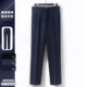 西装 藏青色工作裤 裤 中高腰垂感直筒制服正装 西裤 春夏 女职业工装