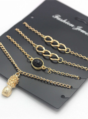 欧美风镀金链条时尚饰品