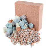 森森鱼缸过滤材料 生化棉魔方非陶瓷环纳米石英球 净水硝化细菌屋