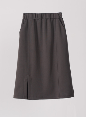 玛洛薇 M-81580 松紧腰围中长款半裙女