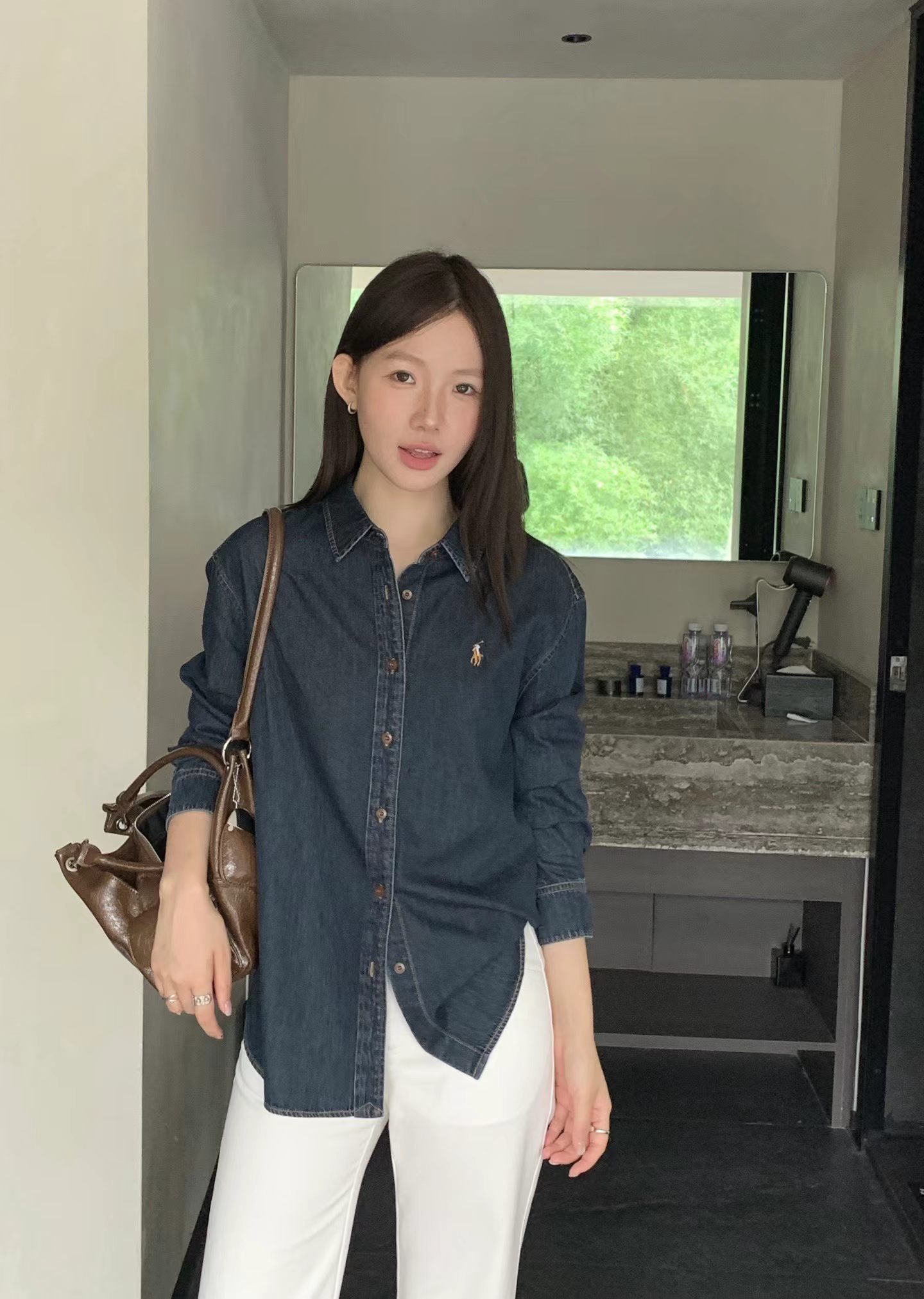 SIMNICE牛仔衬衫女秋冬季衬衫