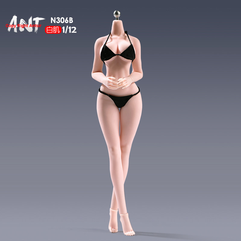 ANT 1/12 健美系列N306  拆脚包胶女素体 关节超可动人偶图片