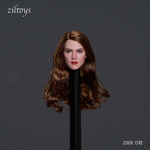ziltoys z008 1/6欧美女明星美女头雕 艾梅柏希尔德头雕现货