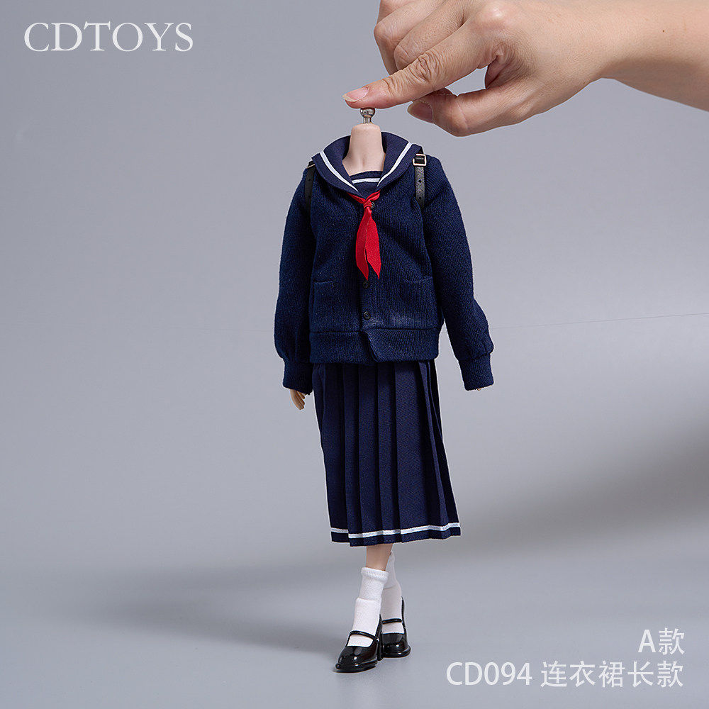 CDTOYS1/6女兵人JK水手服