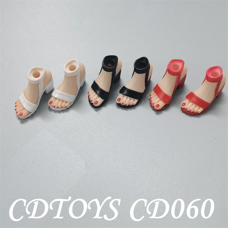 cdtoys cd060 1/6女兵人高跟鞋 增高高跟凉鞋 适合拆脚女素体直连图片