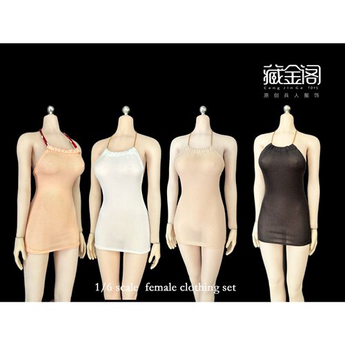 女兵人高弹力连衣裙1/6