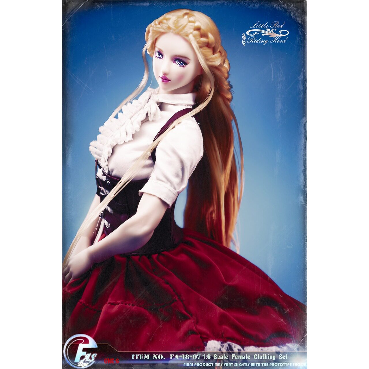 女兵人衣服哥特gothic裙子小红帽