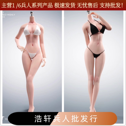 1/6兵人女素体窈窕全钢骨包胶