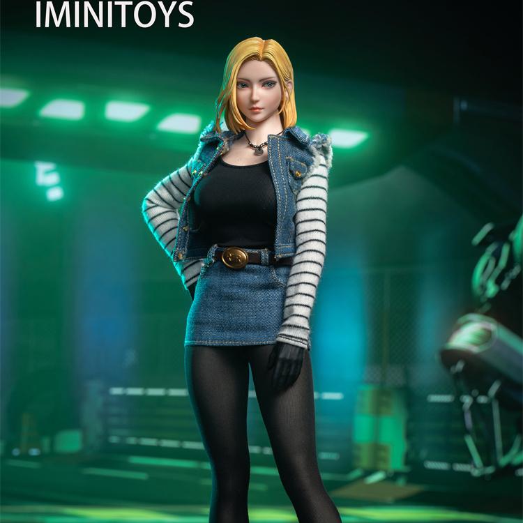 现货 Iminitoys M024 1/6女兵人 人造人美女18号服装配件包