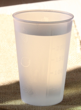 唯真百货 塑料杯透明杯儿童喝水杯子饮料果汁杯广告杯医院杯