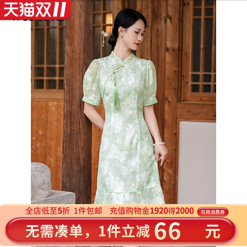 高腰显瘦连衣裙夏季新款未风