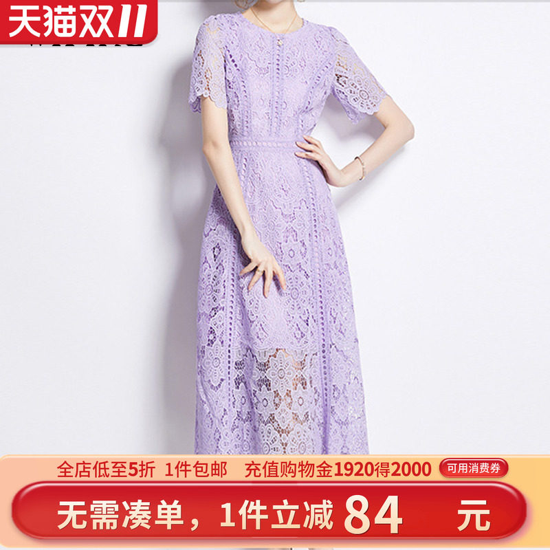 未风法式连衣裙夏季显瘦