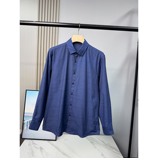 清仓捡漏品牌库存尾货男装 寸衫 蓝色保暖衬衫 冬季 男长袖 加绒款