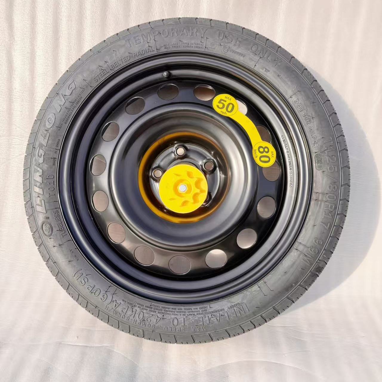 埃安yplus轮毂V霸王龙钢圈小备胎