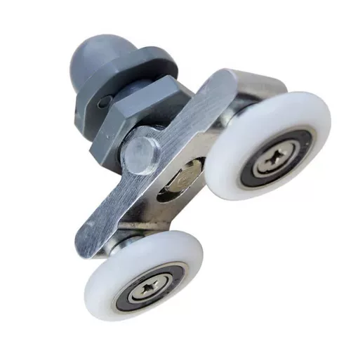 Старая в стиле душевая комната шкивы ванная комната ванная ролика стеклян