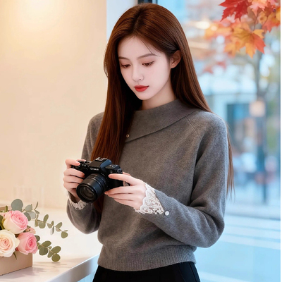 大朗毛衣高端正品深圳欧货独特新款春装不起球南油2026超好看女装