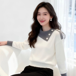 大朗不起球正品大佬毛衣新款洋气女装桐乡的上档次特别有气质时尚