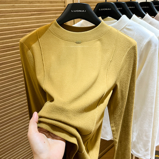 广东广州守秀十三行长袖t恤女2024春秋季新款韩版杭州四季青女装