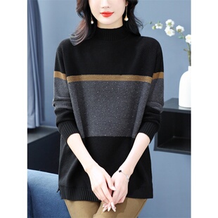 广州十三行高端欧货女装高领针织衫秋冬东莞大朗毛衣不起球上衣
