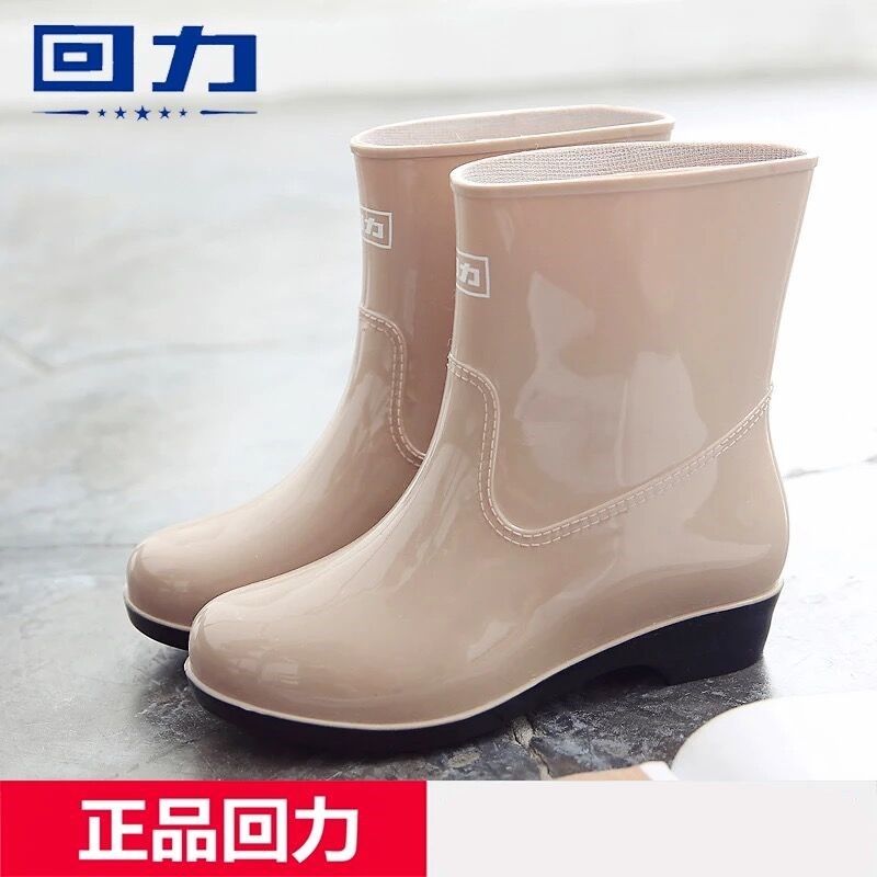 时尚外穿雨靴高筒套鞋