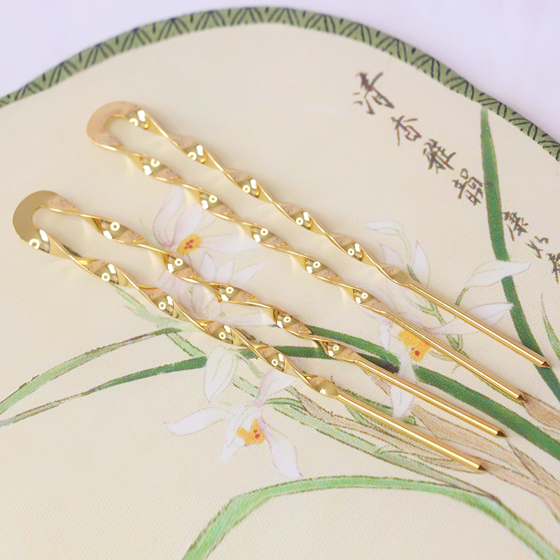 古风发簪扭扭簪麻花簪