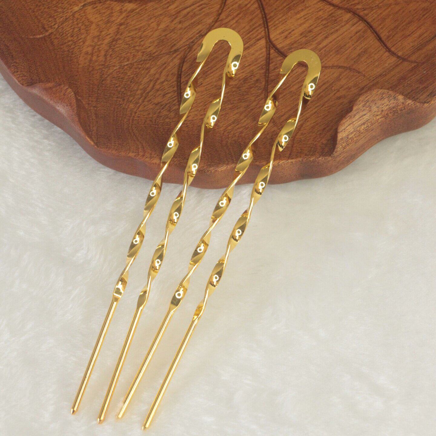 古风发簪扭扭簪发钗麻花簪唐簪头饰汉服发饰襦裙敦煌琵琶飞天金簪