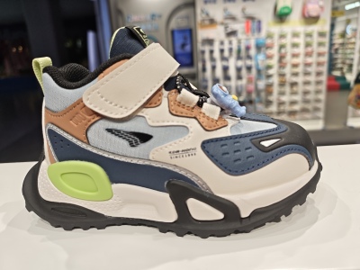 专柜正品江博士2025年冬款二段男童加绒运动鞋保暖高帮鞋轻防滑