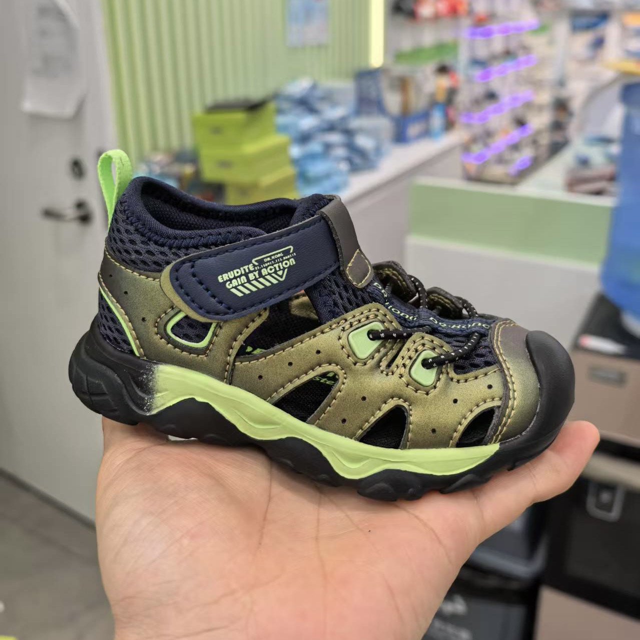 专柜正品Dr.Kong江博士童鞋2025夏季男童镂空包头凉鞋S14A2021DM