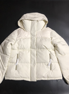 AIGLE艾高WR防泼水柔软舒适保暖防风厚白色棉服短款外套女士BB665