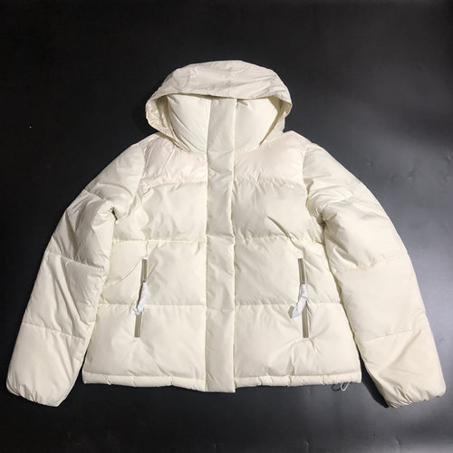 艾高棉服短款休闲白色外套
