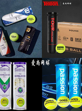 teloon天龙p4wilson史莱辛格网球上海大师赛美网法网比赛整箱单罐
