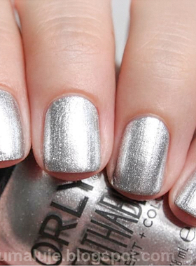 美国orly指甲油12free高级金属银2010004镜面摇滚银色elixir免烤