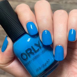 美国orly指甲油12free配方蓝色指甲油2000190RINSE REPEAT免烤