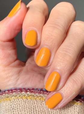 美国zoya指甲油10free配方zp1121芒果黄色honey柠檬油菜花黄免烤