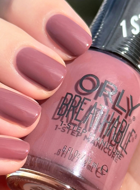 ORLY指甲油12free配方雾紫色2060107玫瑰紫yeah for sherpa不可剥