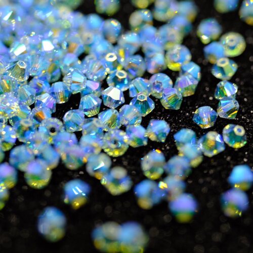 施家5328菱形珠3mm 202ab2x一百颗手工串珠法绣