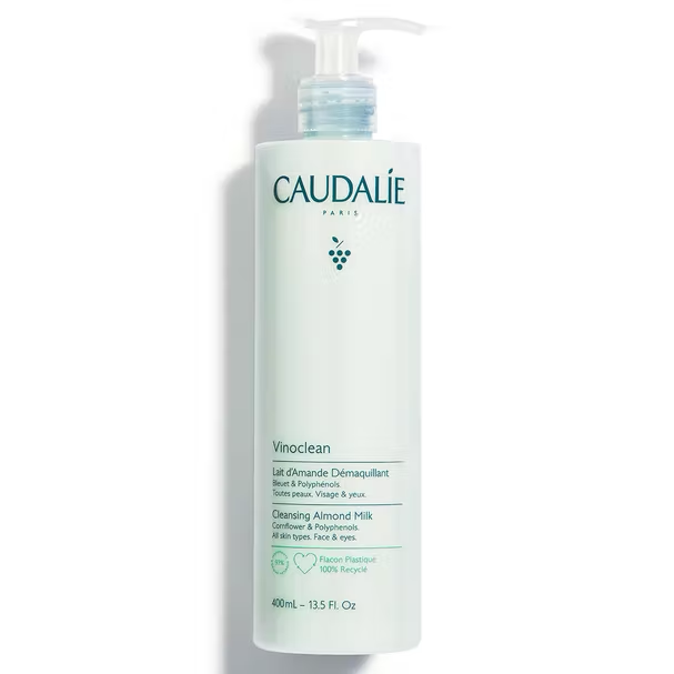 现货法国原装正品caudalie欧缇丽温和保湿修护卸妆乳/洁面乳400ml