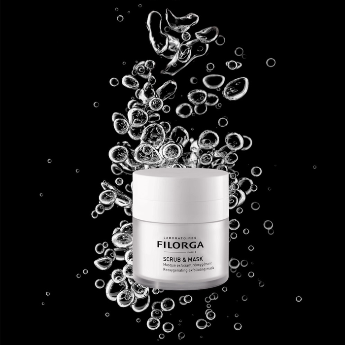 泡泡磨砂面膜现货法国filorga菲洛嘉scrub mask焕肤去角质55ml