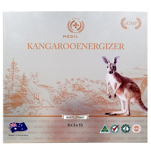 男性睡眠质量正品 进MED袋鼠精胶囊礼盒装 澳洲原装